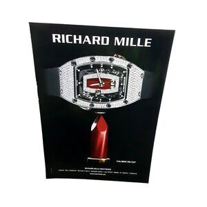 2017 Richard Mille Watch Print Ad Caliber RM 037 Luxury Timepiece